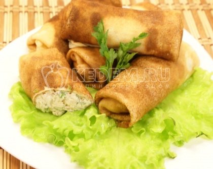 Блинчики с курицей