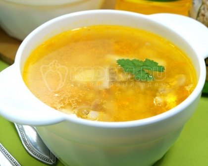 Гороховый суп с курицей