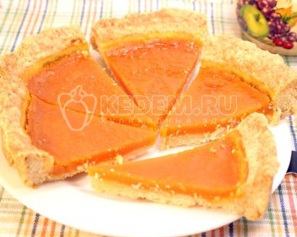 Пирог с начинкой из тыквы