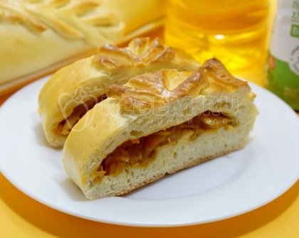 Кулебяка с капустой