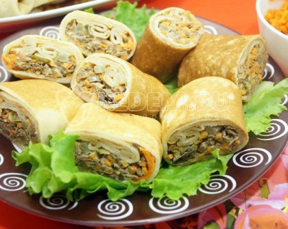 Блины с печенью «Закусочные»