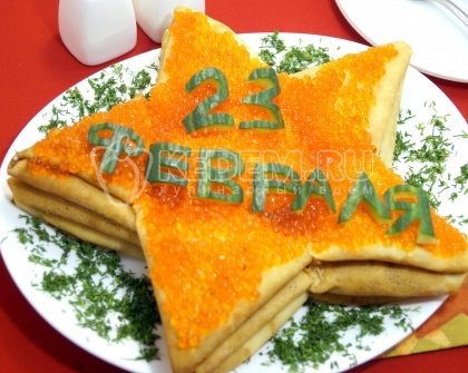 Блинный торт «Звезда»