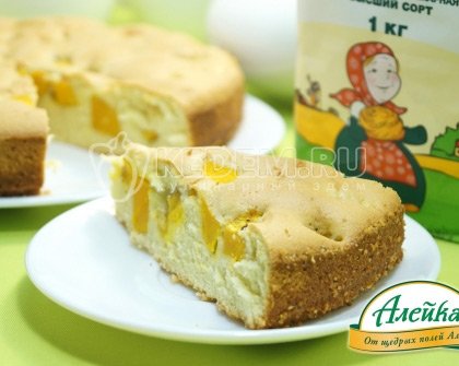 Шарлотка с тыквой