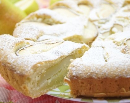 Пирог с грушами