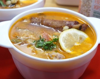 Солянка с перловкой